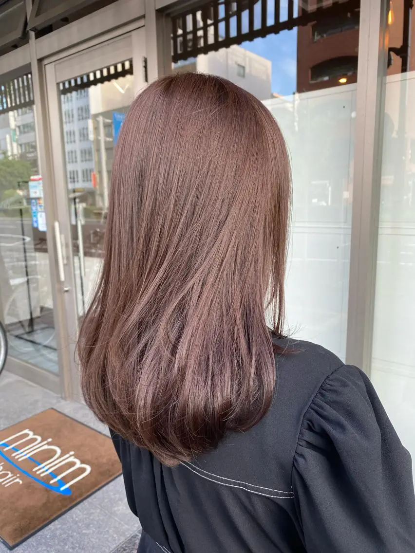 ✨ケアカラーでツヤさら髪✨ナチュラルワンカラー+エステトリートメント ¥11000の写真