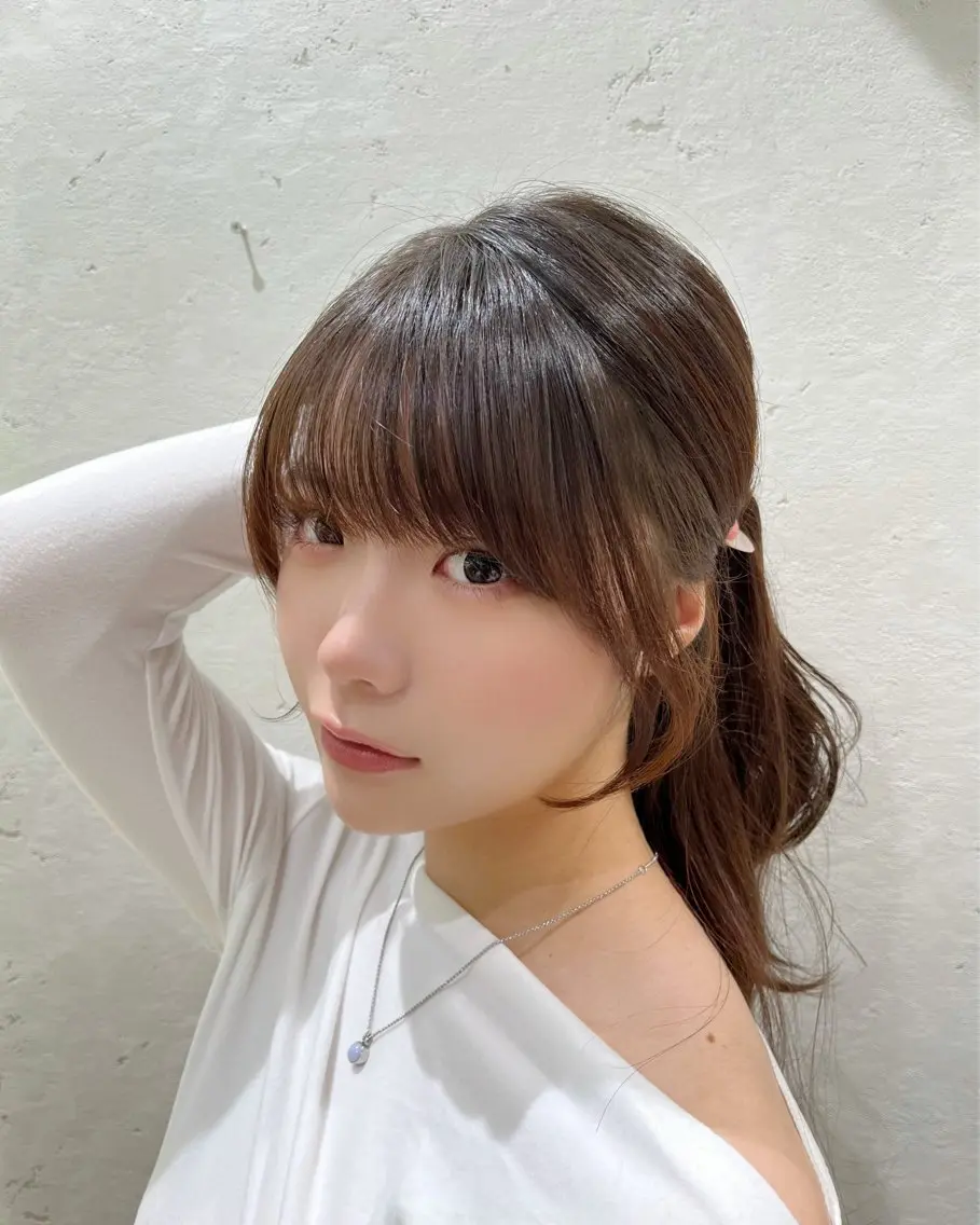 🫧【朝の時短に】前髪縮毛矯正+似合わせカット+透明感カラー+高保湿トリートメント🫧【髪質改善/韓国/レイヤー/美髪】の写真