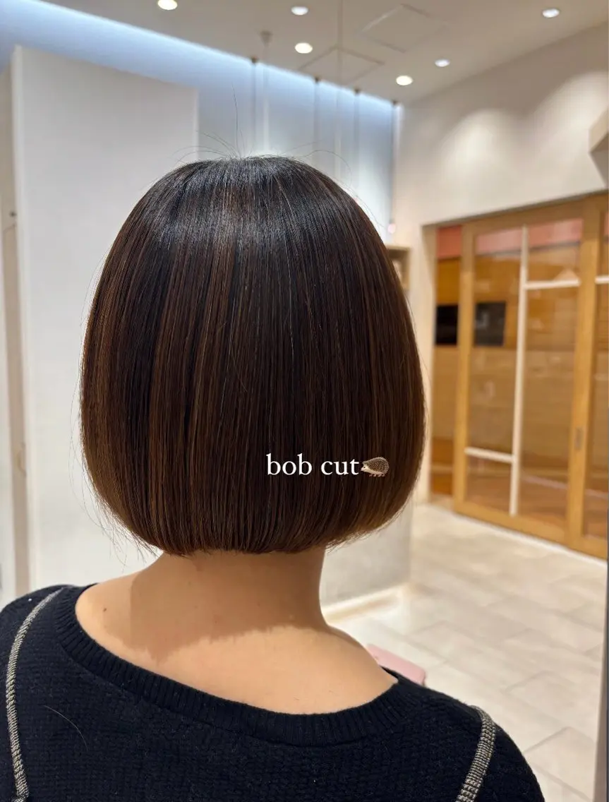 ショート ボブ 小竹 夏花のヘアスタイル