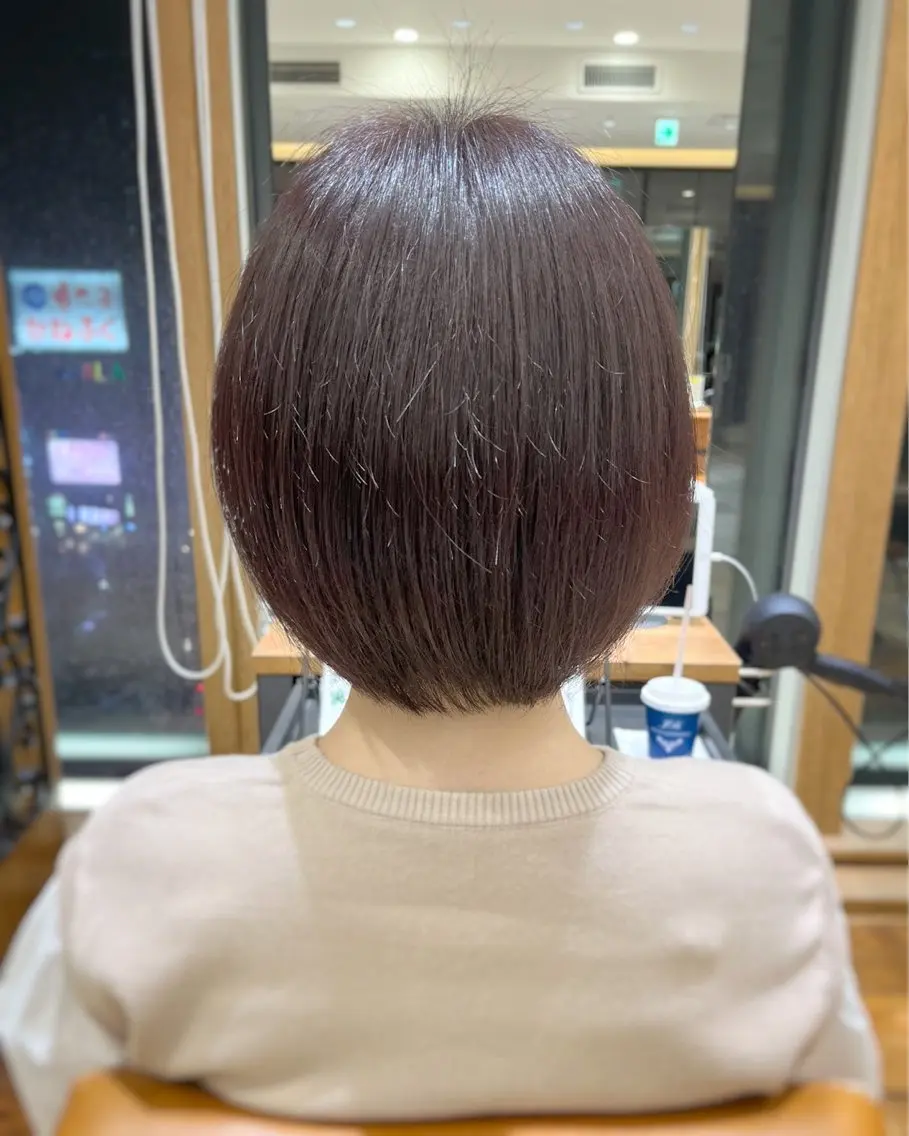ショート カラー カット トリートメント 💍新宿ショート 💍岩田莉奈のヘアスタイル