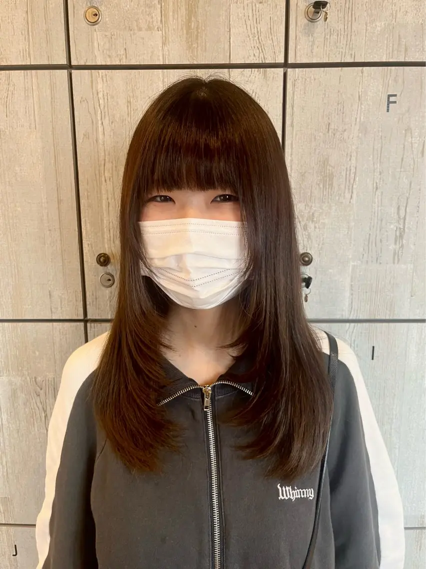 ロング カラー カット ヘアカラー トリートメント ♡ナナコ♡ レイヤー /ブリーチ/艶髪のヘアスタイル