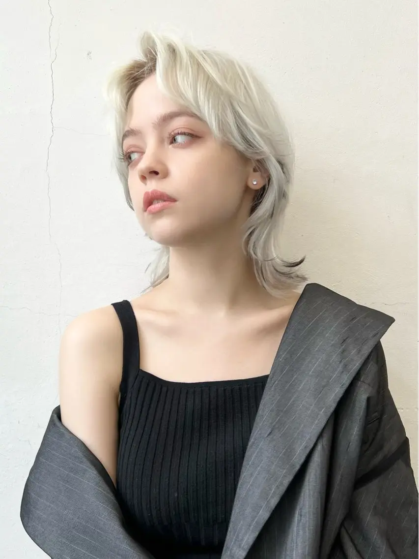ミディアム カラー カット ヘアカラー トリートメント HARU//原宿🤍 リピート率NO.1のヘアスタイル