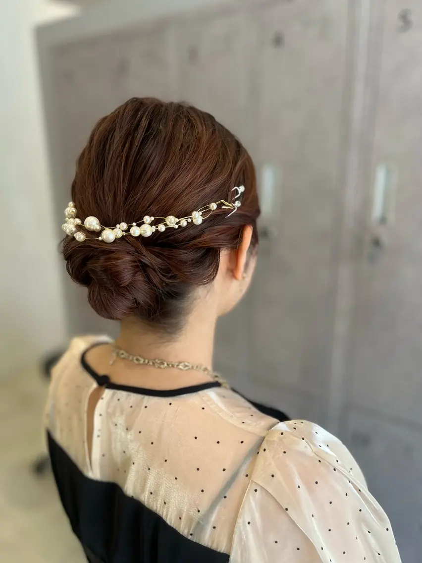 ヘアアレンジ ヘアセット 小池 夏美のヘアスタイル