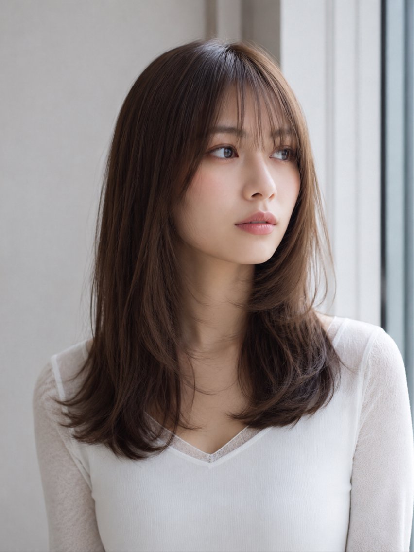 セミロング 艶髪診断で絶対綺麗✨ お悩み解決✨京谷宥✨のヘアスタイル