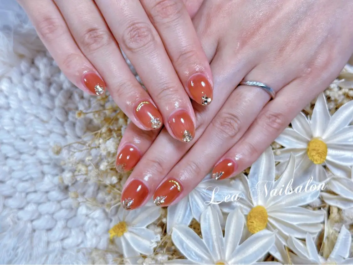 ショート カラー ネイル Le’a NailSalonのネイルデザイン