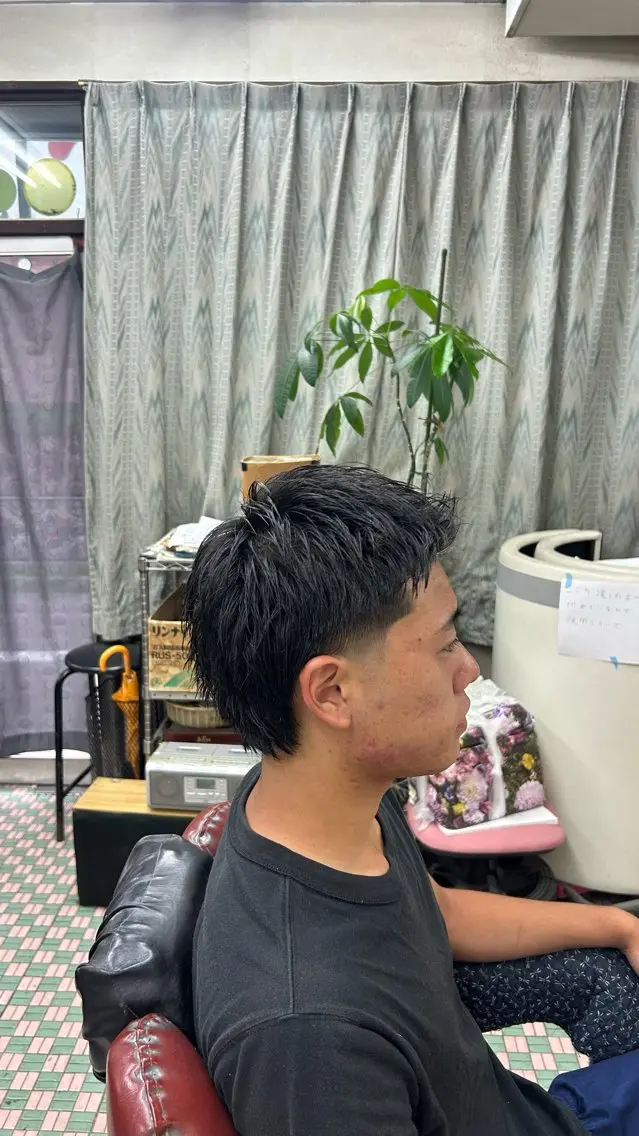 メンズ マレットヘア はが れおのヘアスタイル