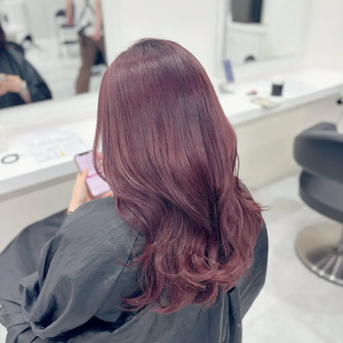 カラー ヘアカラー トリートメント ヘッドスパ ヘアセット 🎀ツヤ髪✖︎ 暖色🎀RYUKAのヘアスタイル