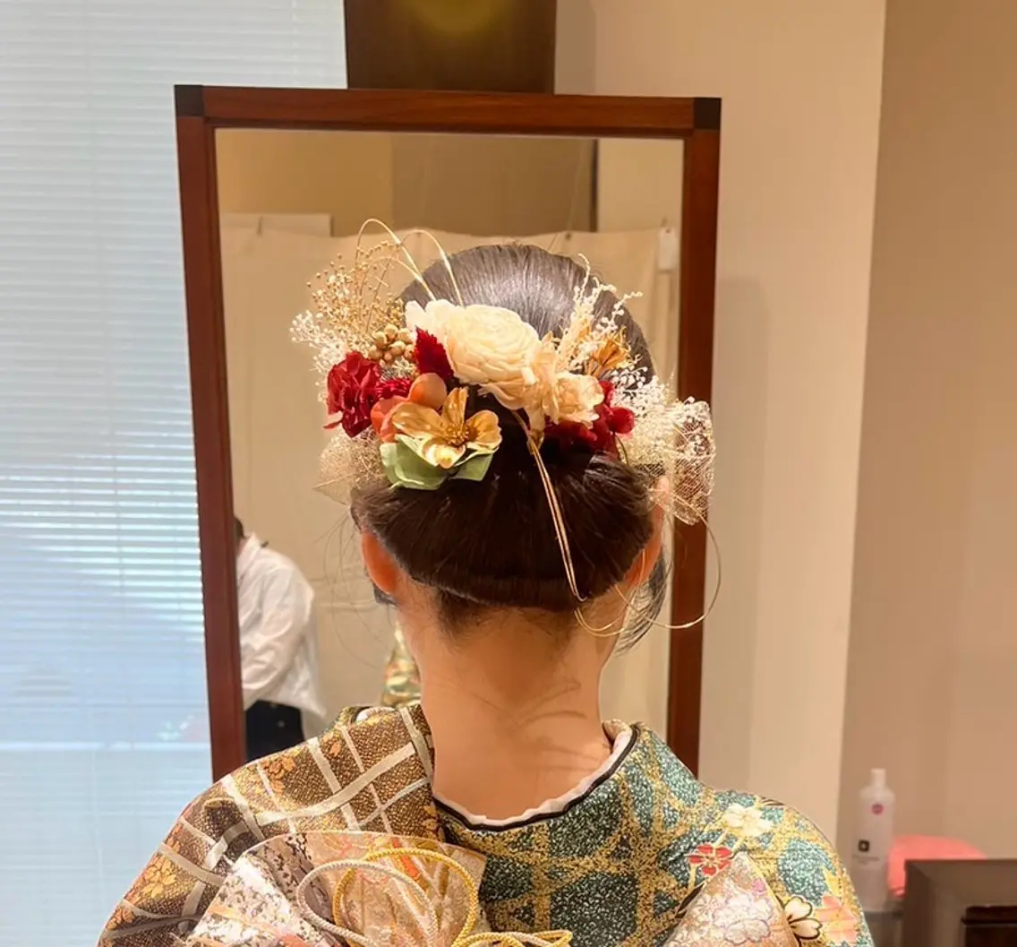 ヘアセット（和装）の写真