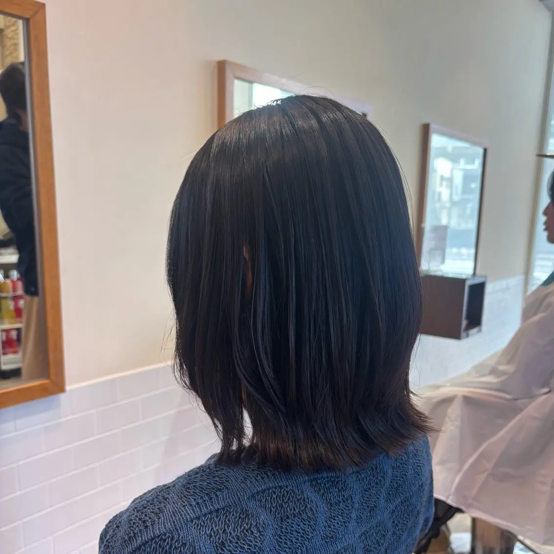 ショート ボブ くびれヘア カット RISAKO🏁 ボブ/レイヤーのヘアスタイル
