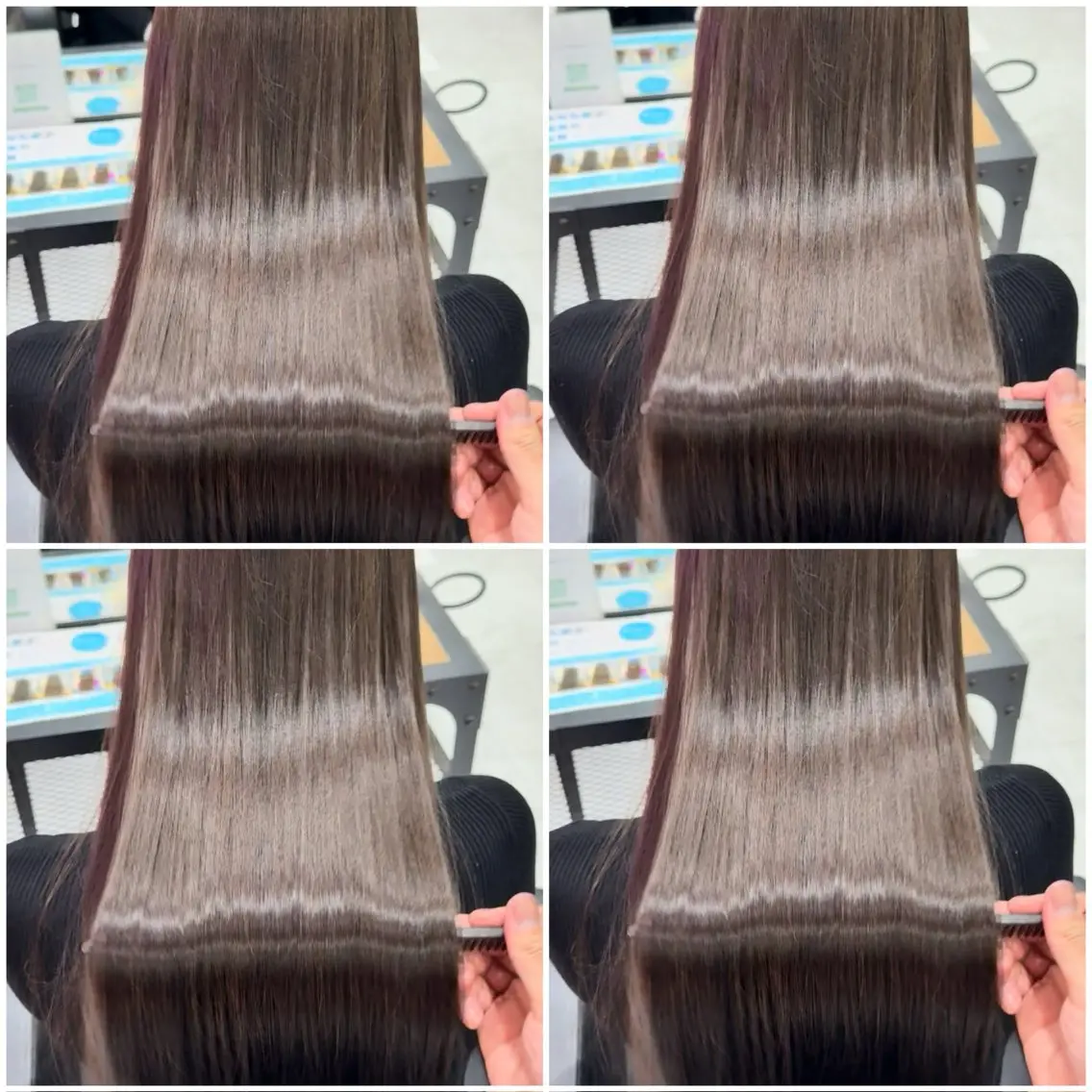 ロング カラー 髪質改善 艶髪矯正 エクステ かいり✂️のヘアスタイル