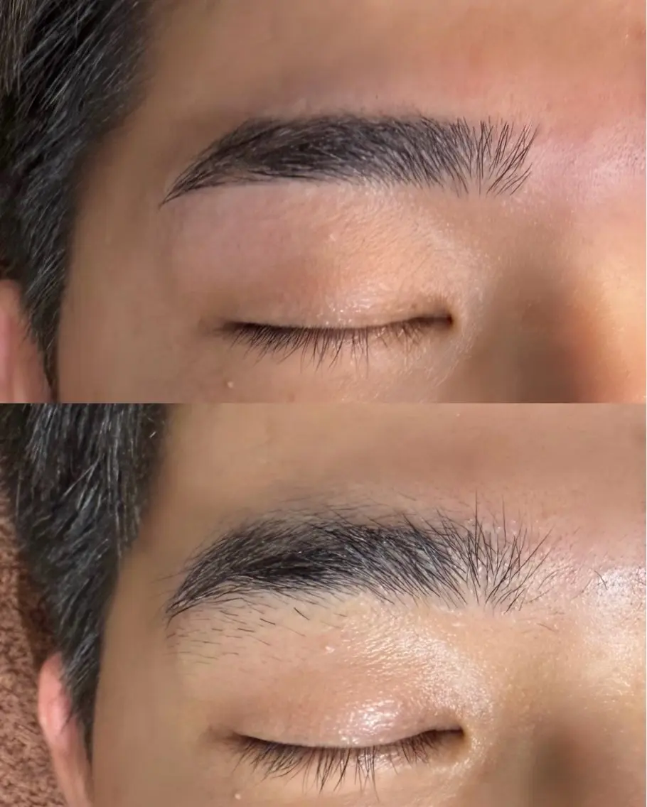 〔Men's濃い眉卒業!〕清潔感アップ◎アイブロウwax ¥6000→の写真