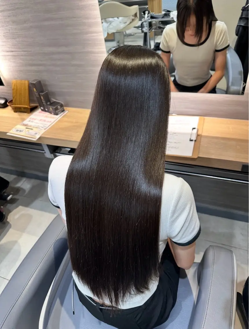 ロング カット ヘアカラー トリートメント 6月以降は渋谷で受付 ツダケイタロウのヘアスタイル