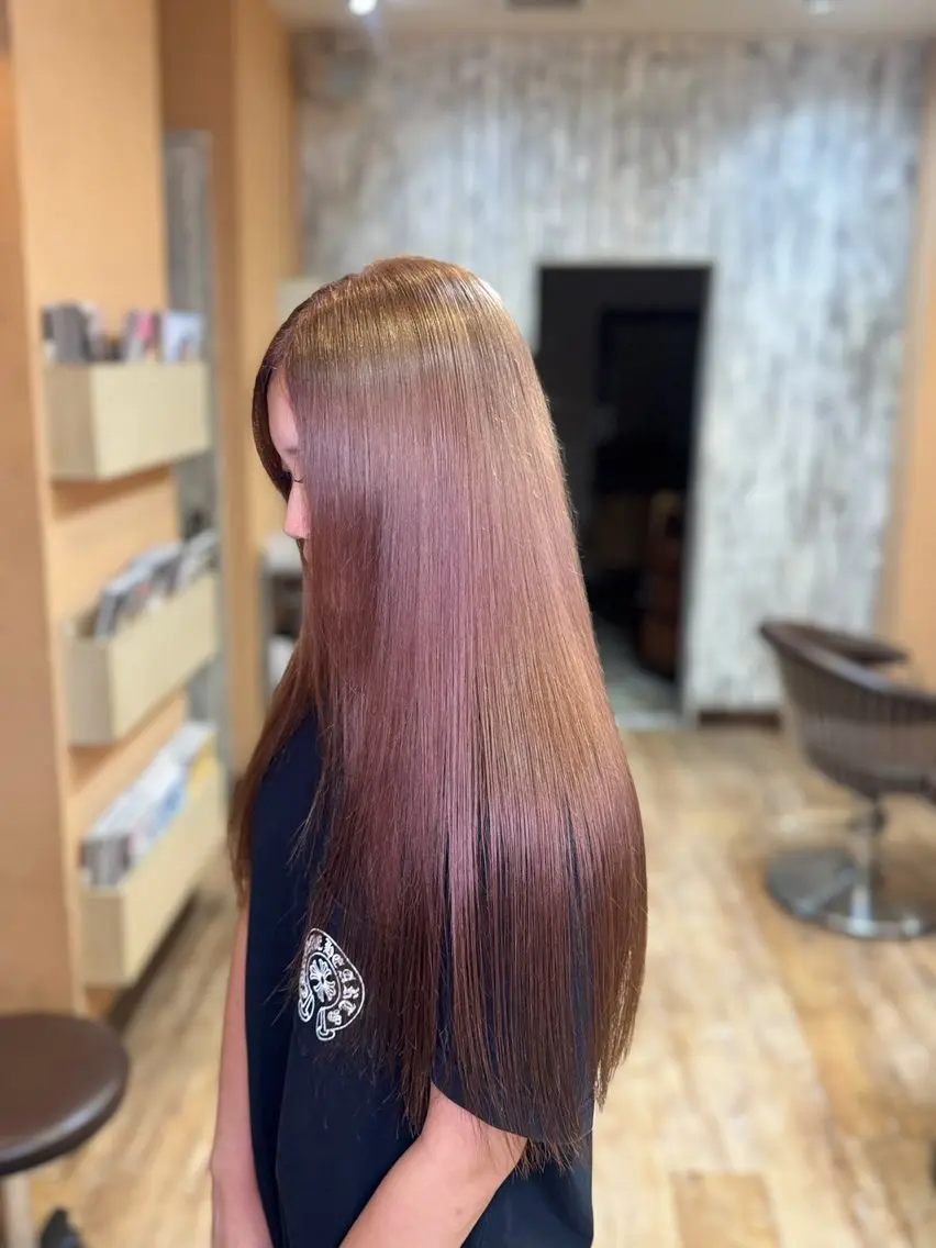 ロング カラー ハイトーンカラー ヘアカラー moremuu 舞桜🤍🫧のヘアスタイル