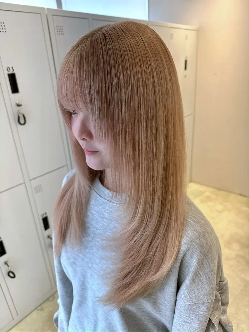 カラー カット ヘアカラー トリートメント 透明感カラー✨艶髪 制作🌱山根あゆみのヘアスタイル