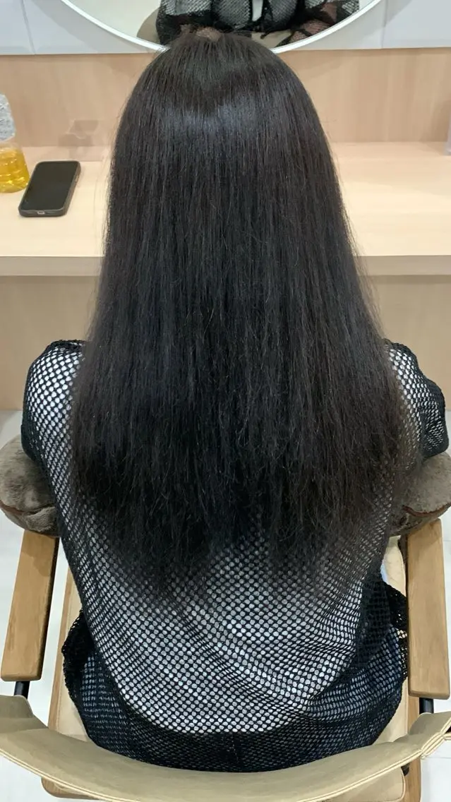 ロング カラー 田中 怜菜のヘアスタイル