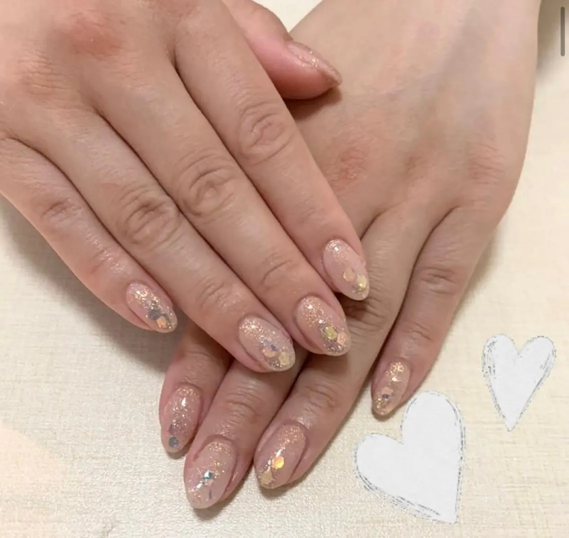 ネイル シンプルネイル ハンドネイル わたなべ さやかのネイルデザイン