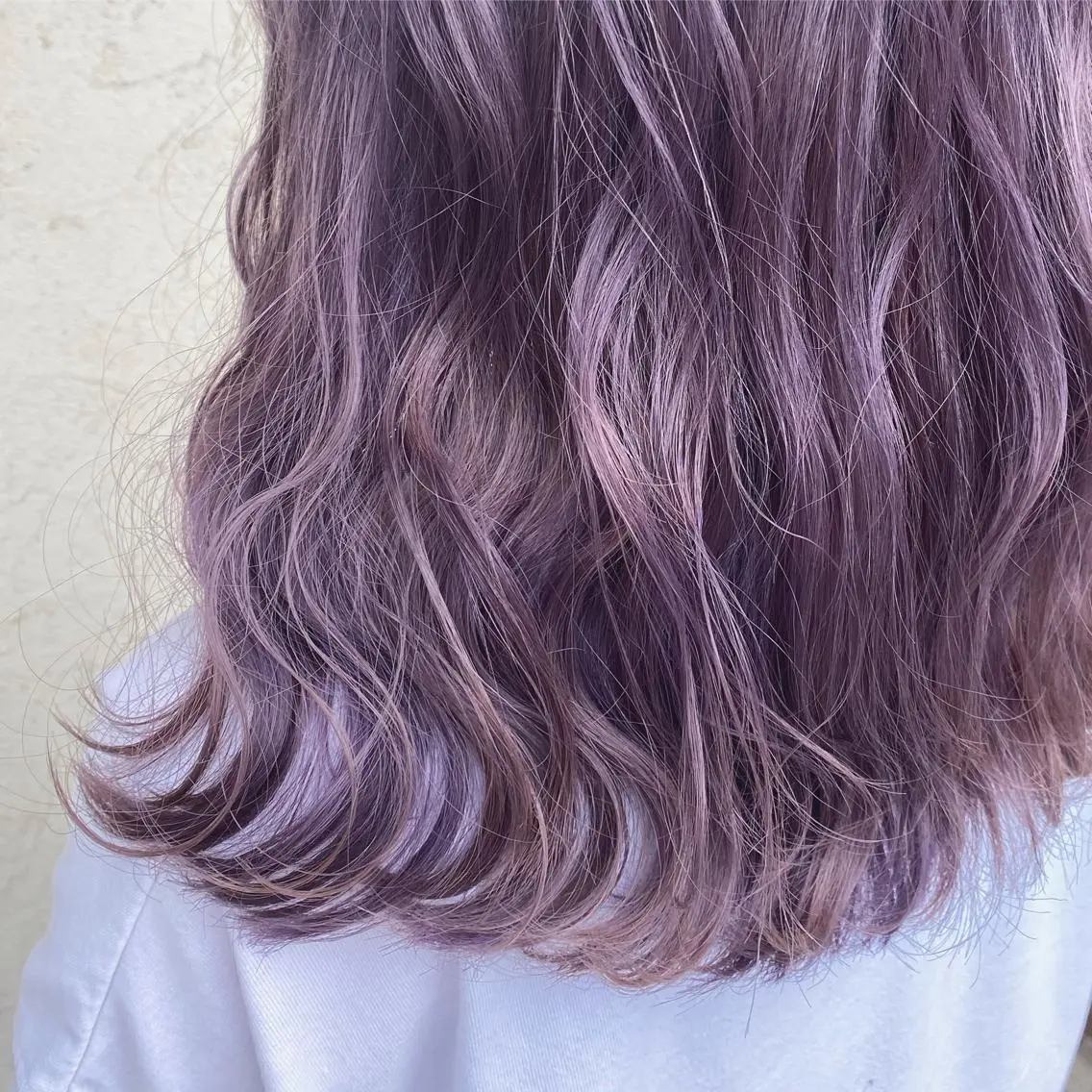 セミロング カラー ブリーチ カット ヘアカラー 透明感韓国ヘア♡ みつきのヘアスタイル