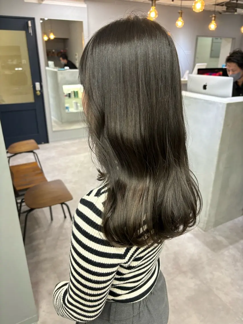 カット+透明感カラー+10分ヘッドスパ🖤🌙の写真