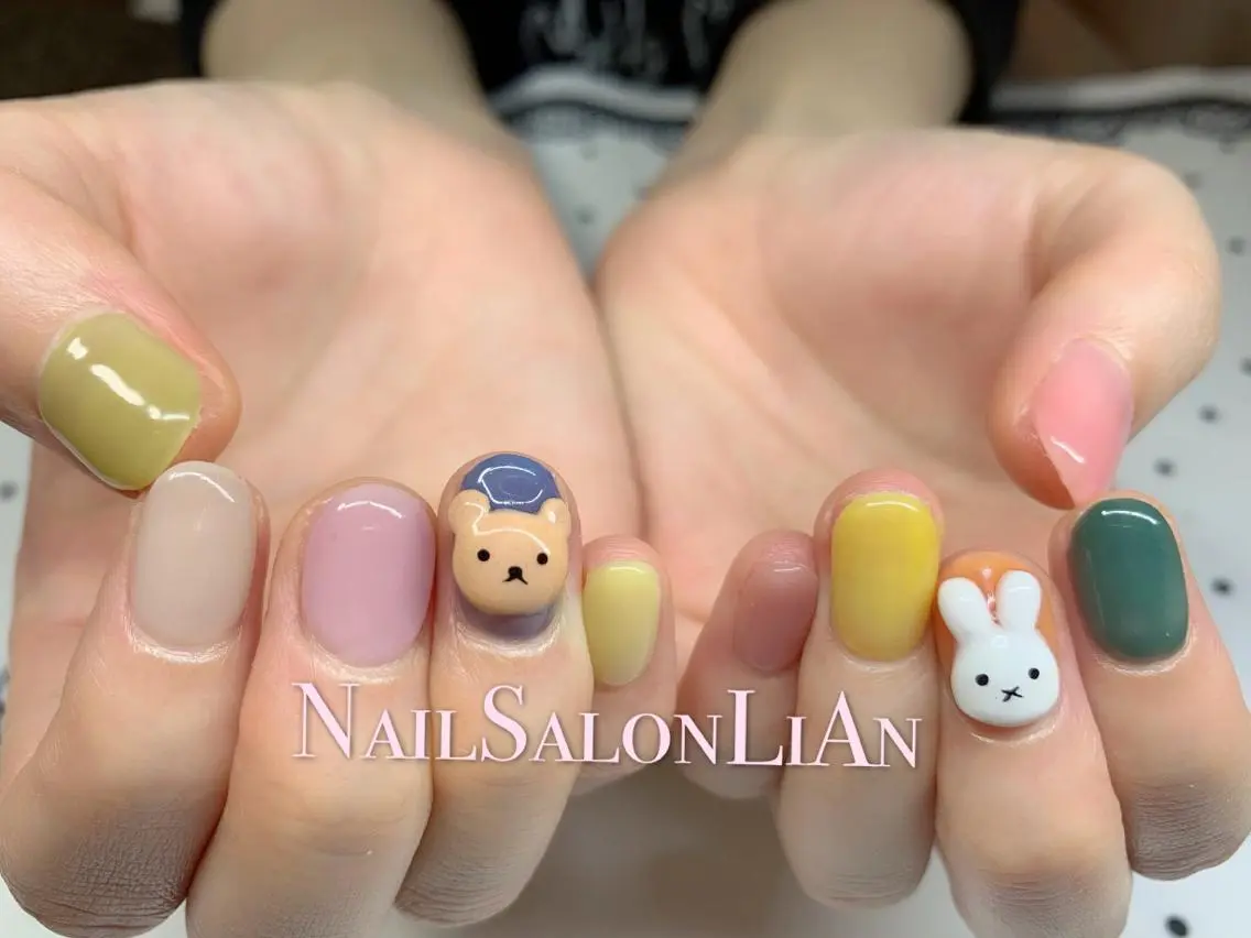 ネイル 持ち込み ハンドネイル NailSalon LiAnのネイルデザイン