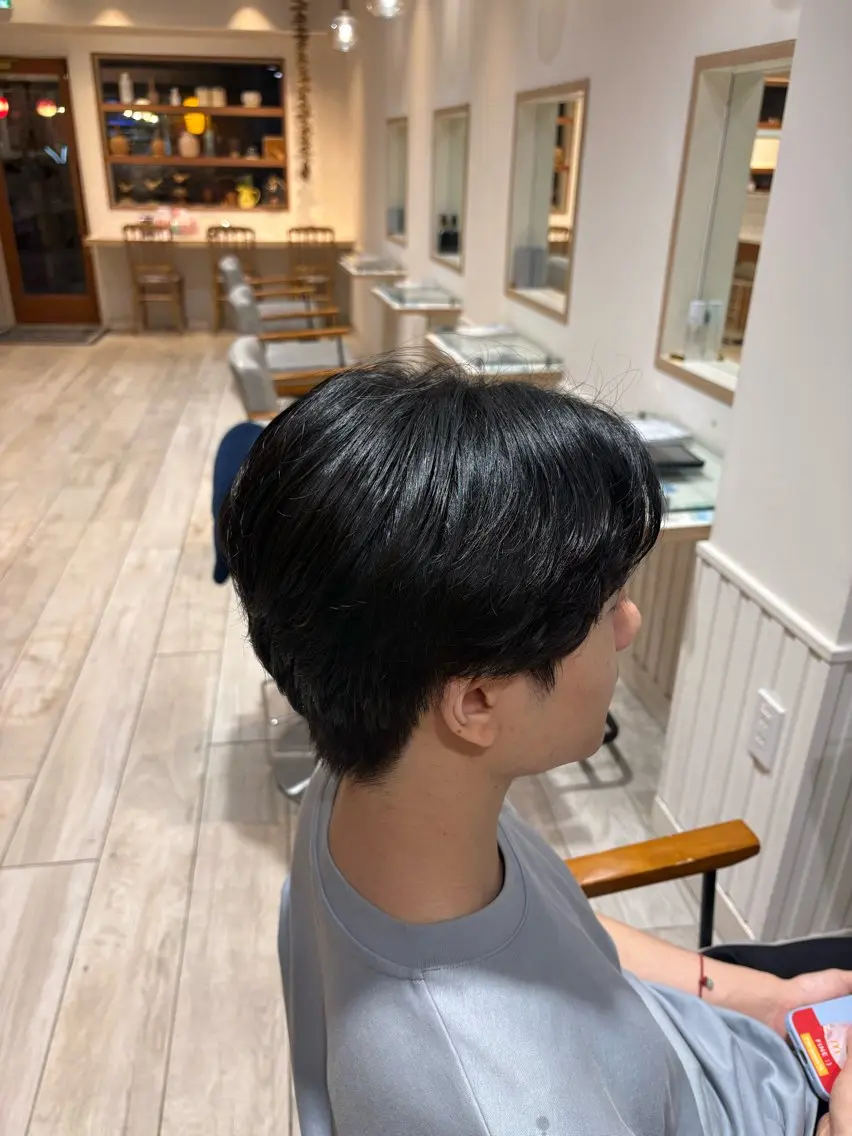 パーマ メンズ メンズパーマ カット パーマ 🌷🫧モデル募集中 🫧🌷森山彩音のヘアスタイル
