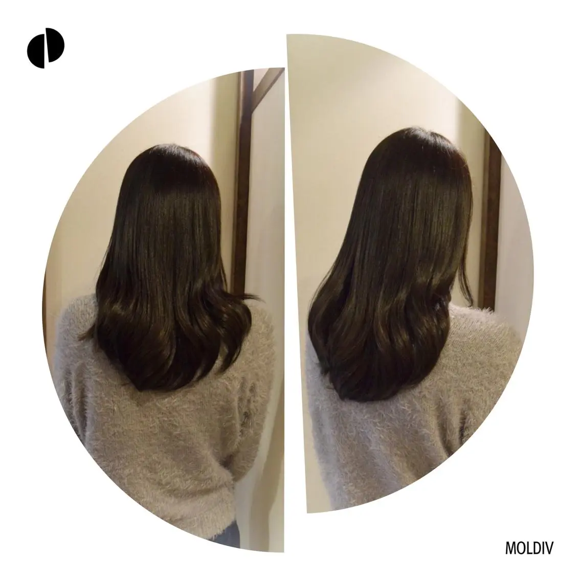 セミロング カラー ブルーカラー ✨縮毛矯正✨髪質改善 ナカシマ ユミのヘアスタイル