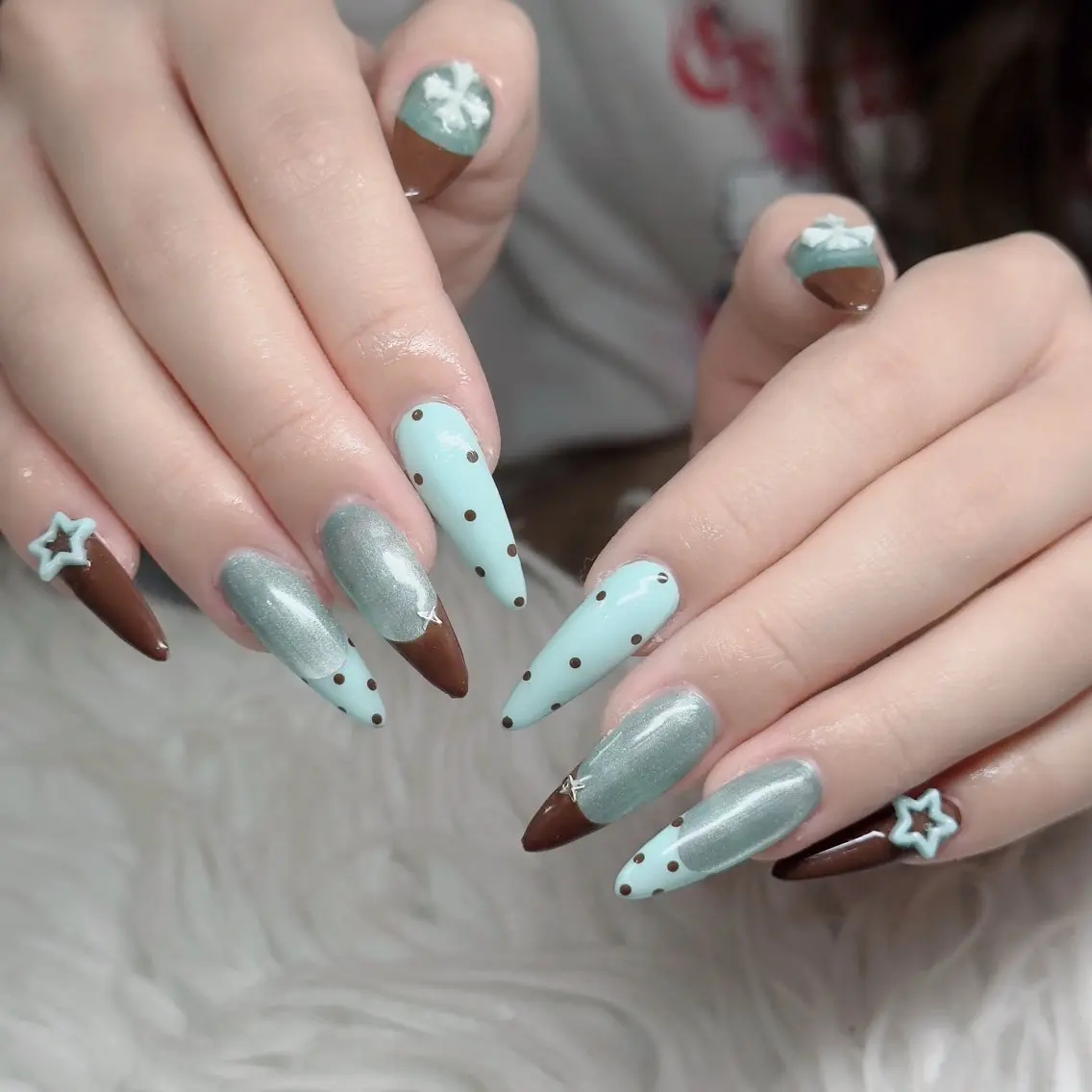 ネイル フットネイル フレンチネイル グラデーション 韓国ネイル ロングネイル ハンドネイル Hani Nail Salonのネイルデザイン