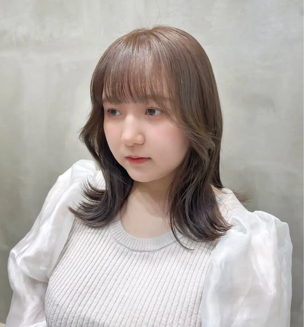 ロング カラー ブリーチ ダブルカラー ブリーチなしカラー ナツミ/透明感カラー /酸性縮毛矯正のヘアスタイル