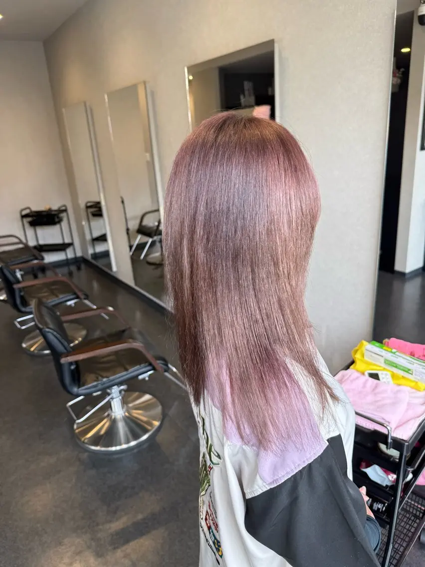 ミディアム カット ヘアカラー 髪質改善⚡️カラー 🍀武久 誠🍀のヘアスタイル