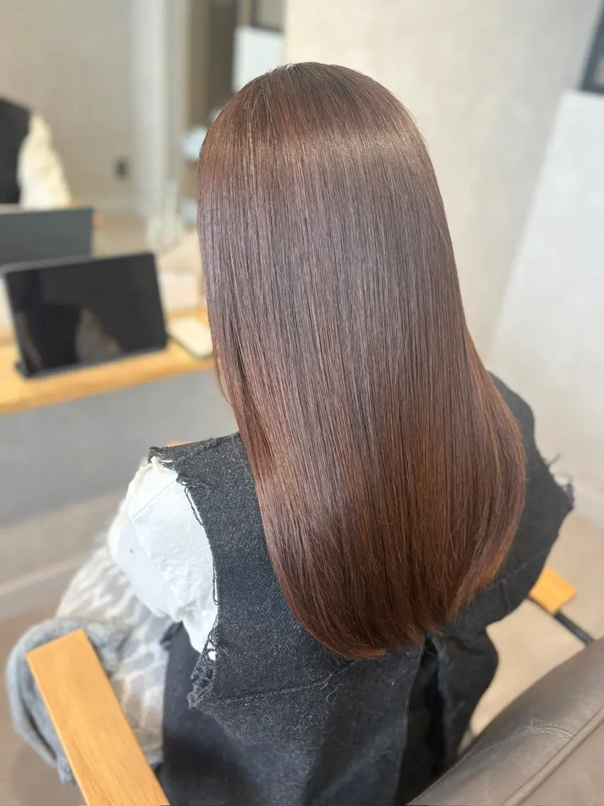 ロング 縮毛矯正 縮毛矯正 ✨NEW OPEN/ 美髪矯正/山田千里✨のヘアスタイル