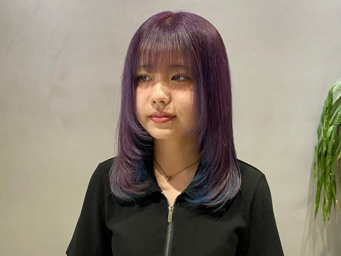 ミディアム カラー yukari🌷名駅 *大人かわいい艶髪のヘアスタイル