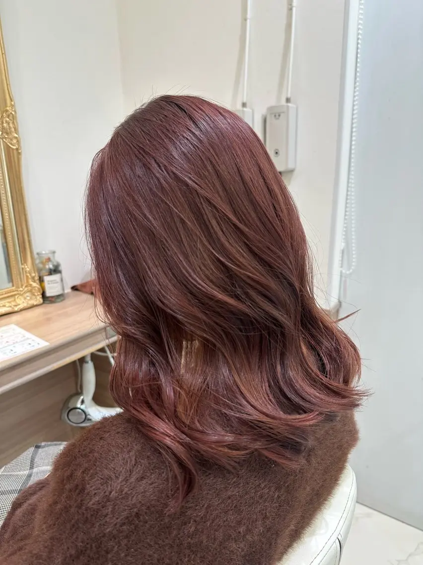 セミロング 🎀艶髪カラー🎀 Aiのヘアスタイル