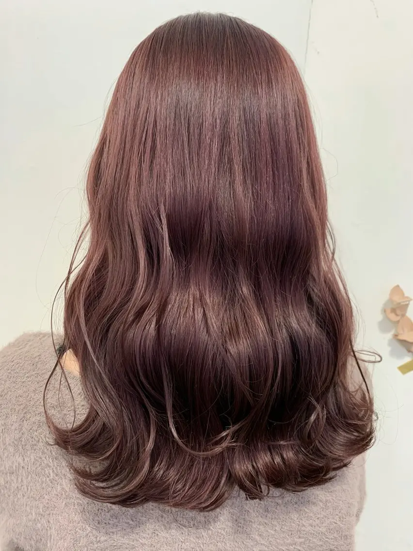 ロング ヘアカラー ヘッドスパ モデル募集🌷/ 艶カラー/大谷李緒奈のヘアスタイル