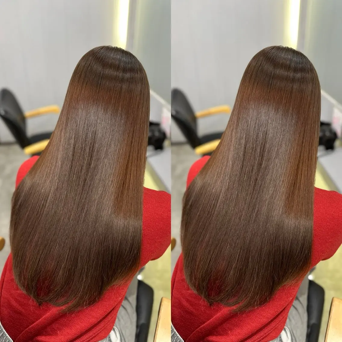 ロング カラー 髪質改善🩵縮毛矯正 代々木/木下のヘアスタイル