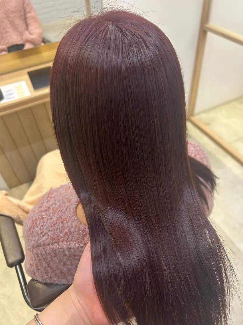 ロング カット ヘアカラー トリートメント 盛れるhair⟡.· 石川梨央のヘアスタイル