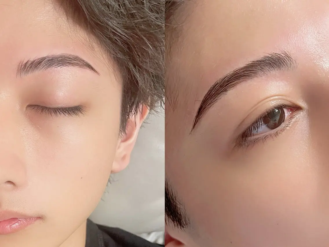 メンズ アイブロウ Li'a-eyes- 🩵のマツエク・マツパデザイン