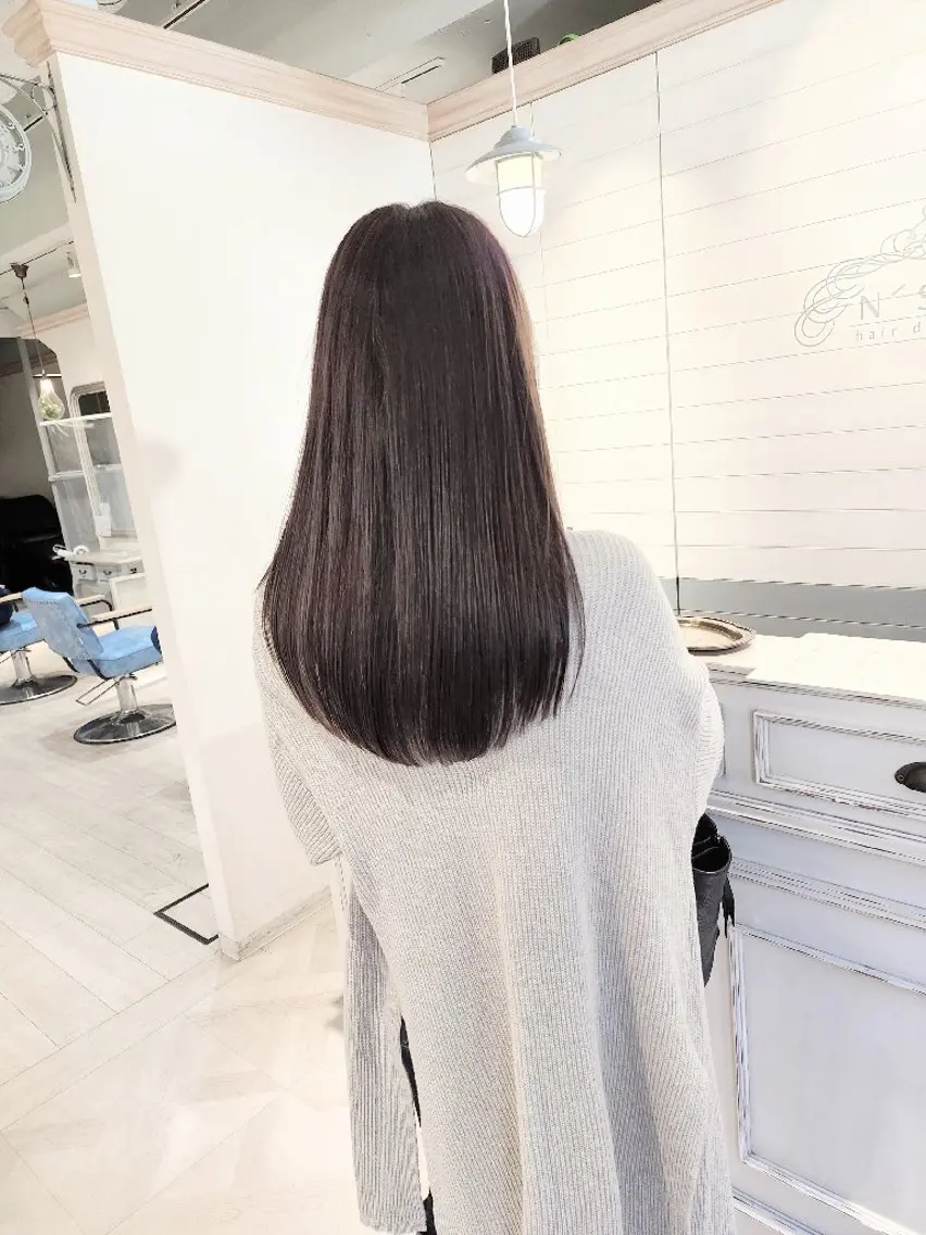 ロング カット ナガシマ ケイスケのヘアスタイル