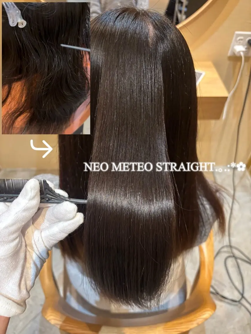 縮毛矯正 波多野 聖のヘアスタイル