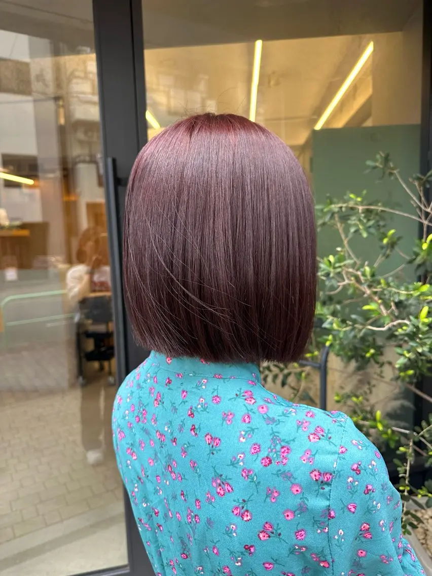 カラー ブラウンカラー ピンクカラー 🫧小栗 萌衣✨のヘアスタイル