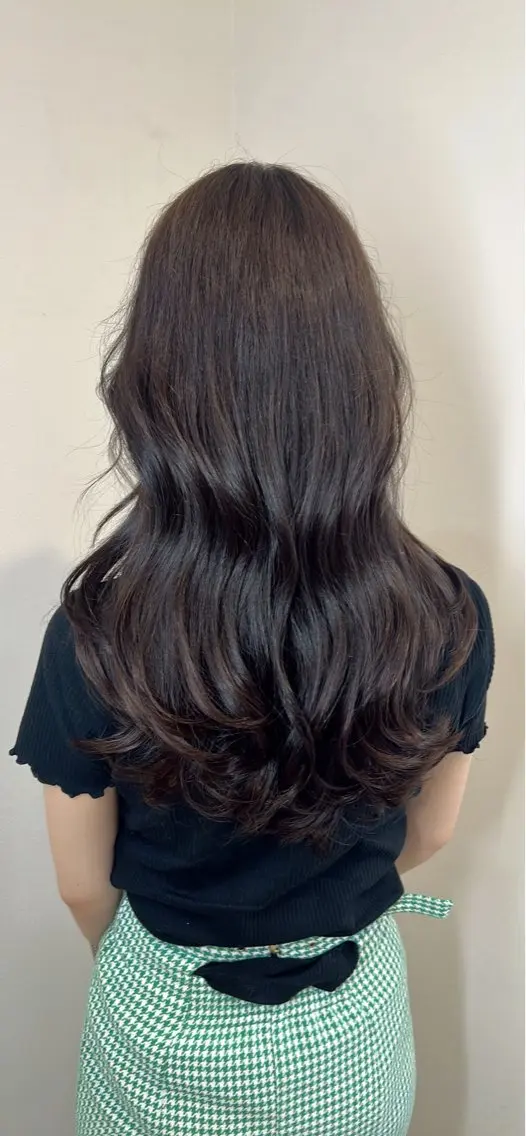 ロング カラー カット ヘアカラー トリートメント 小澤 一稀のヘアスタイル