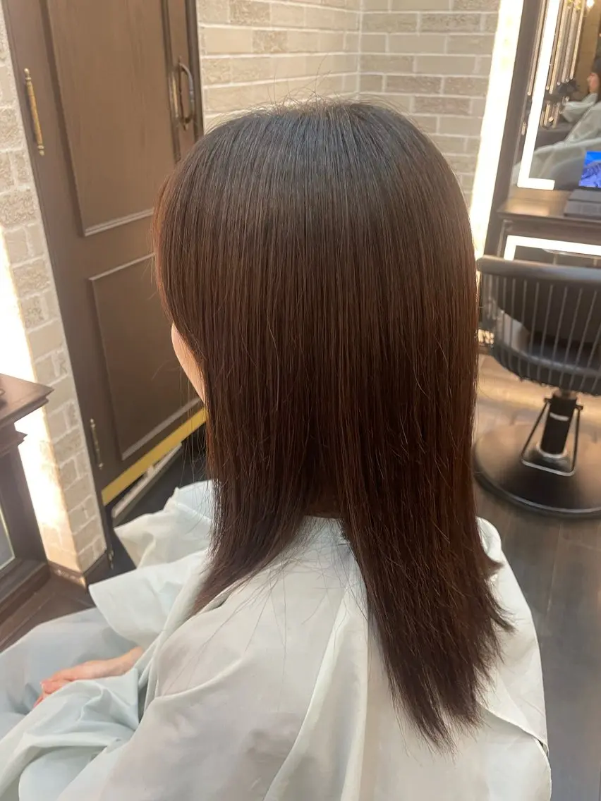 セミロング パーマ ヘンリエッタ自由ヶ丘 けんとのヘアスタイル