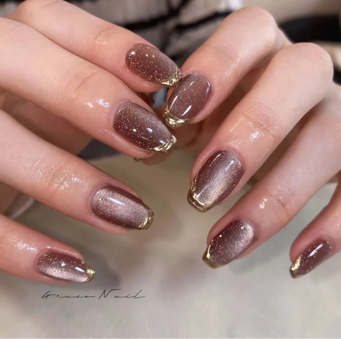 ネイル ハンドネイル ☆*。Grace Nail。*☆のネイルデザイン