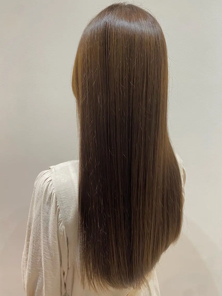 ⭐️ブリーチ無しダブルカラー⭐️髪質改善ケア付✨+似合わせカット+ケアプロTR✨の写真