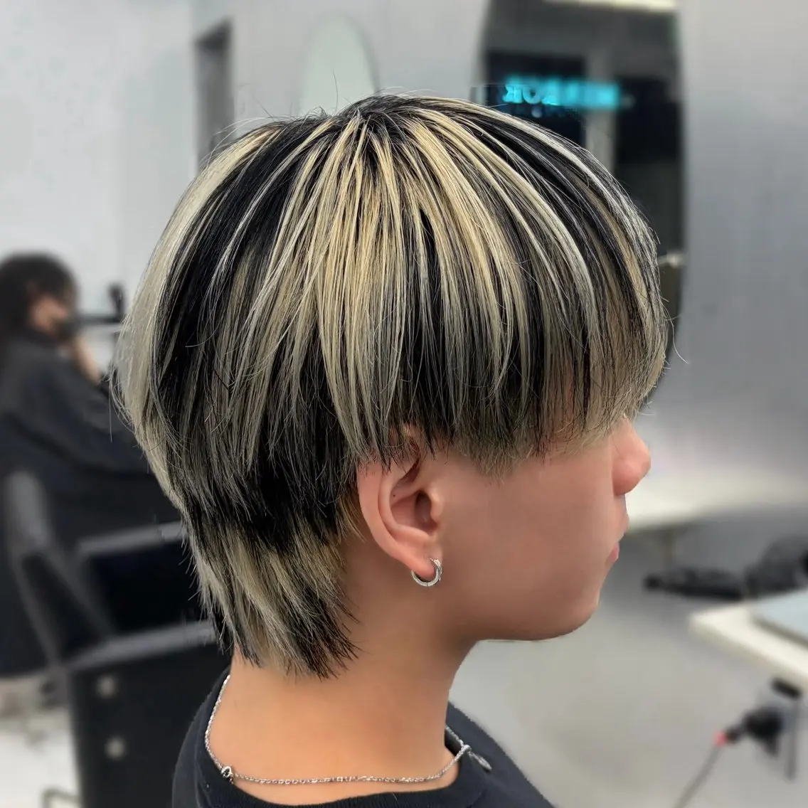 ショート カラー メンズ カット ヘアカラー トリートメント ʜᴀʀᴜᴋᴀ♱メンズ ウルフ/ブリーチのヘアスタイル