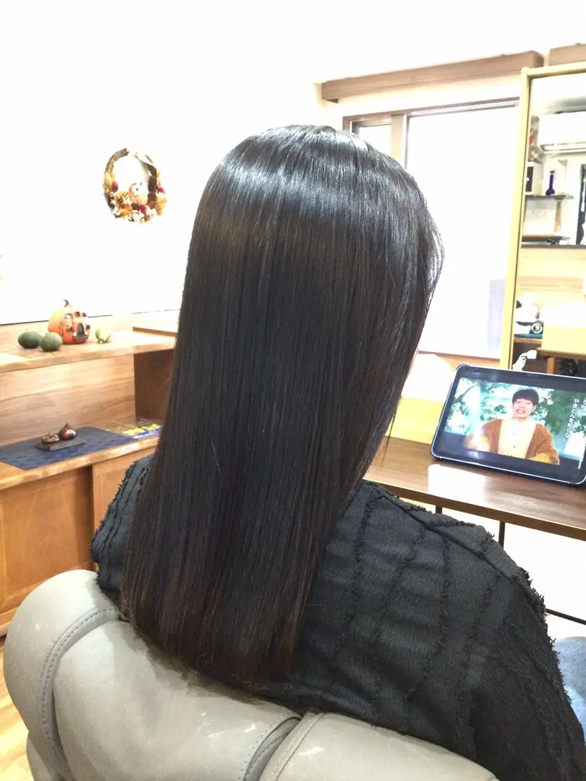 セミロング Annon プライベートサロンのヘアスタイル