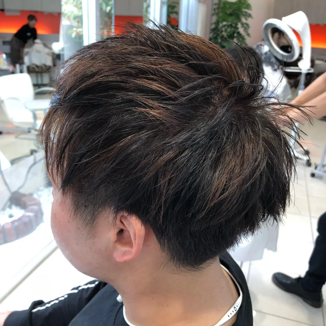 メンズ メンズハイライト マッシュ メンズカット特化✂︎ SHINGO 本厚木のヘアスタイル
