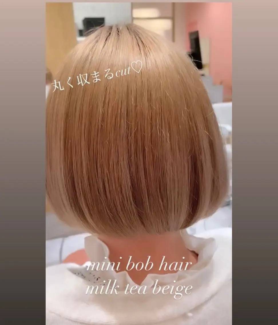 ショート カラー 黒髪 透明感カラー ボブ ショートヘア カット ヘアカラー トリートメント ヘッドスパ ヘアセット 韓国ヘア/レイヤー/ 顔まわり/りょーとのヘアスタイル