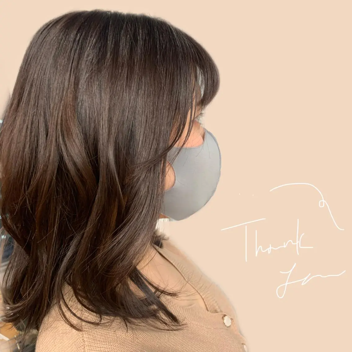 ミディアム カラー 🫧 みゆ🫧のヘアスタイル