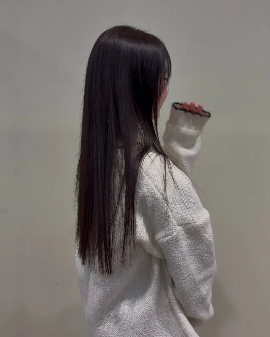 ロング ヘアカラー 盛れる顔周り/髪質 改善/咲稀🩰🤍のヘアスタイル