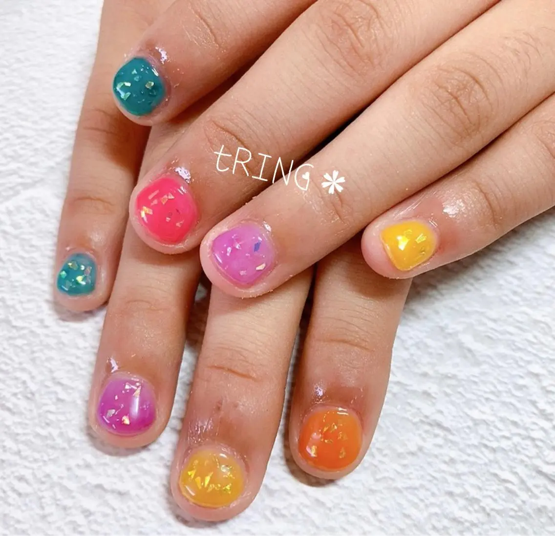 ネイル ハンドネイル tRING* しいの木台のネイルデザイン