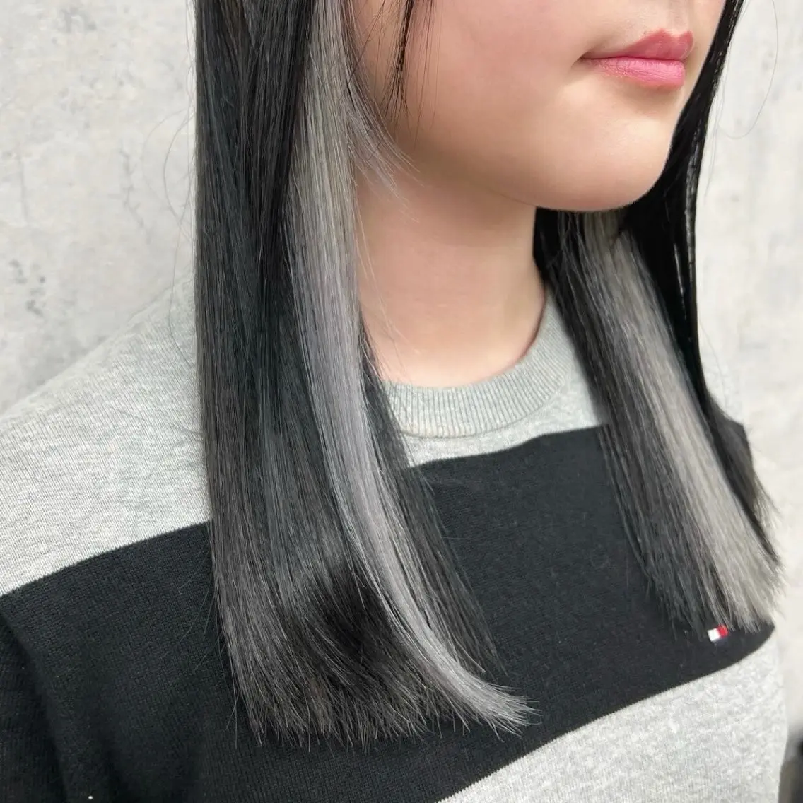 ロング カラー JUNSHIN🦋 ヘアセット／カラーのヘアスタイル